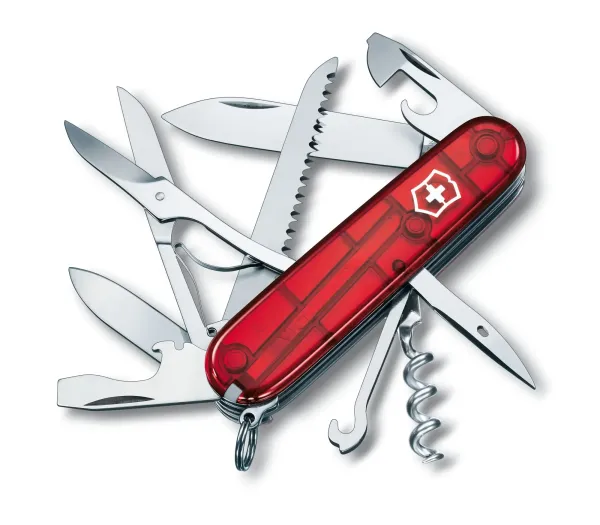 Складаний ніж Victorinox Swiss Army Huntsman 1.3713.T Red