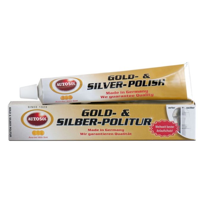 Паста Autosol Gold & Silver Polish для полірування золота та срібла 75 мл