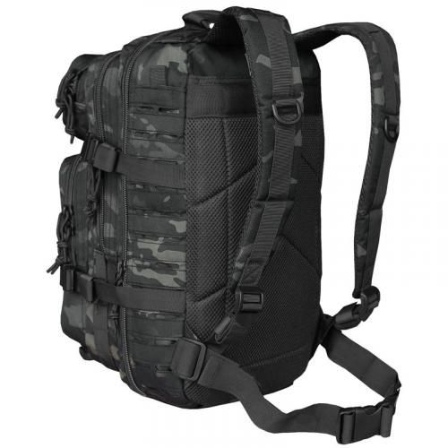Рюкзак тактичний Mil-Tec Assault "S" Laser Cut (20 літрів) Multitarn Black