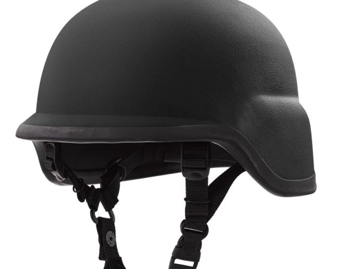 Каска кевларова Miguel Caballero PSGT Mesh NIJ 0106.01 Type IIIA  (ДСТУ 1) Black