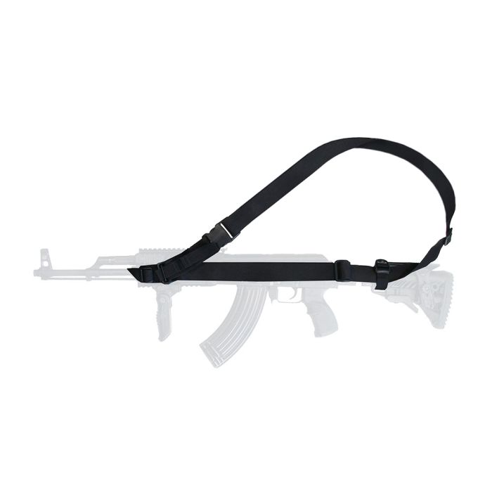 Тактичний триточковий ремінь DANAPER Silent Sling Black