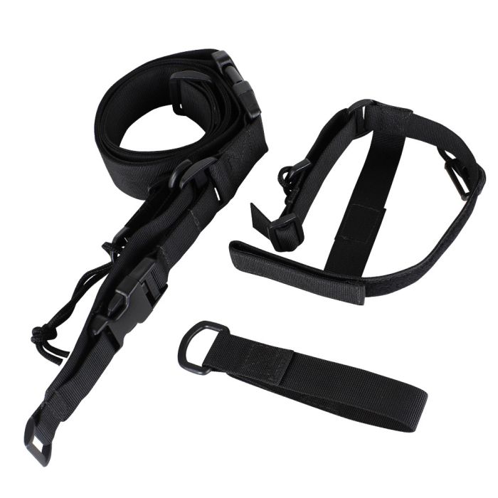 Ремінь рушничний Condor 3 point sling Black 3PS-002