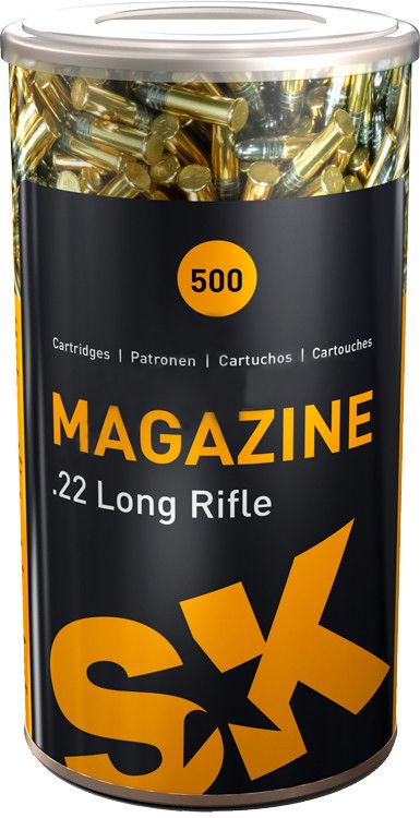 Патрон SK Magazine кал. 22 LR куля 2,59 г / 40 гран. поч. швидкість 327 м/с (в банці 500 шт.)