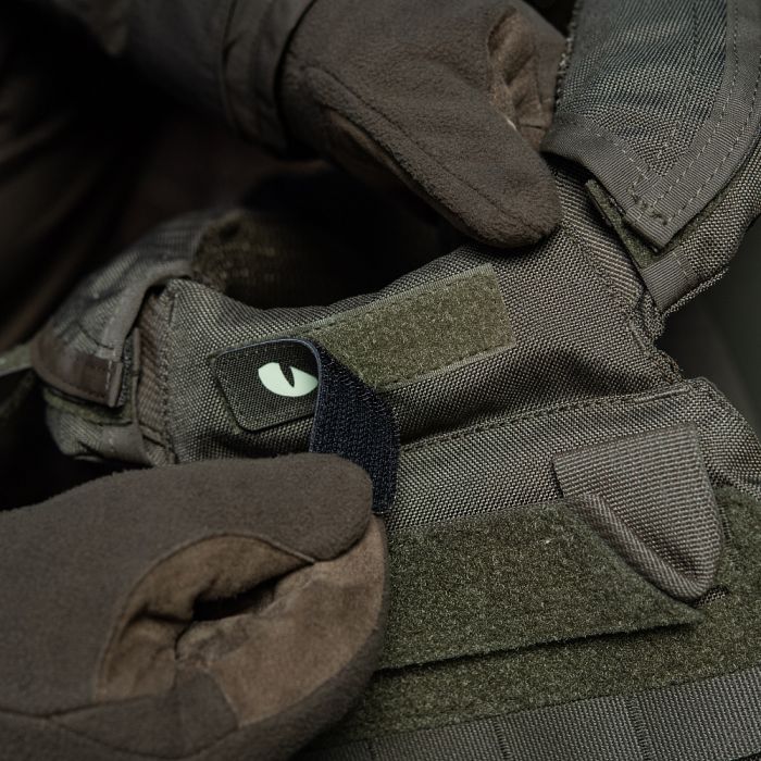 Нашивка M-Tac Cat Eyes Laser Cut Ranger Green/GID