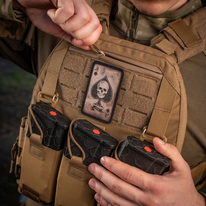 Нашивка M-Tac Ace of Spades Coyote/Black