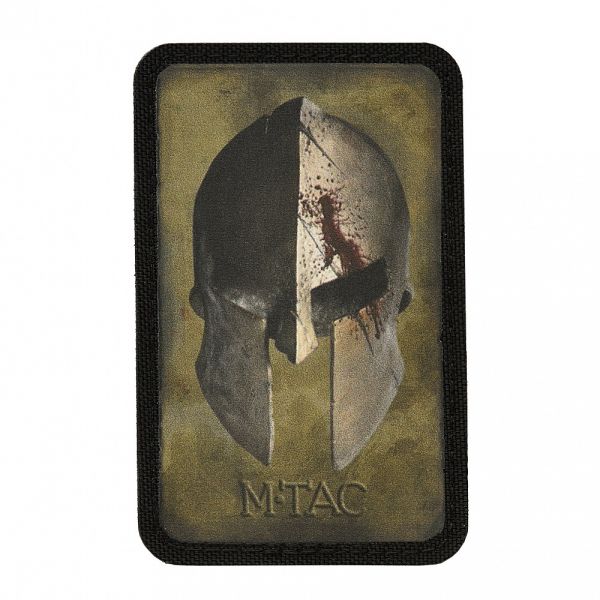 Нашивка M-Tac Spartan Helmet Ranger Green/Black