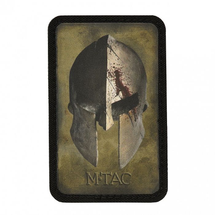 Нашивка M-Tac Spartan Helmet Ranger Green/Black