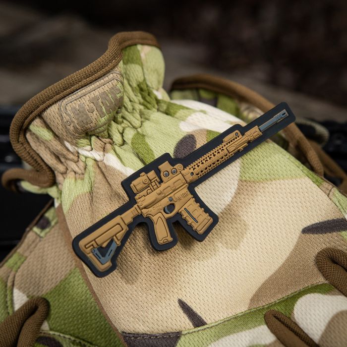 Нашивка M-Tac AR-15 3D PVC Coyote