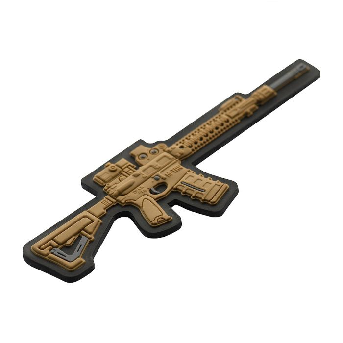 Нашивка M-Tac AR-15 3D PVC Coyote
