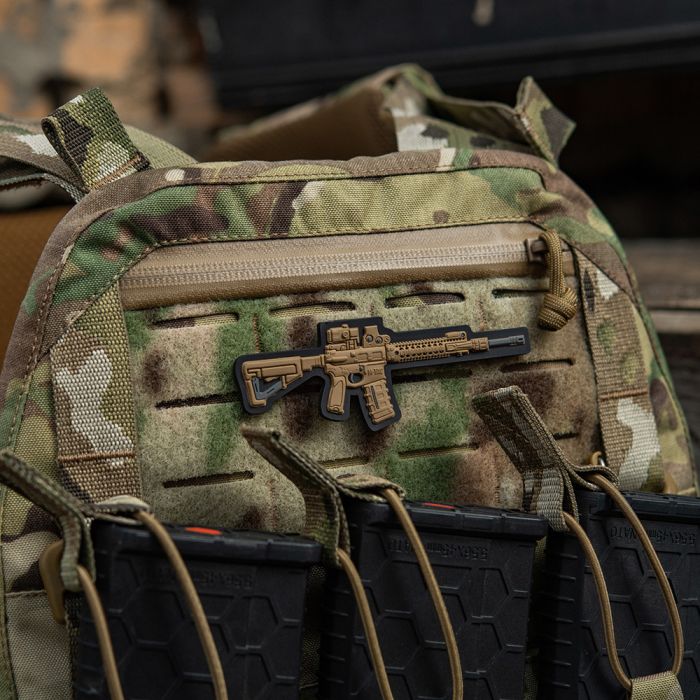 Нашивка M-Tac AR-15 3D PVC Coyote
