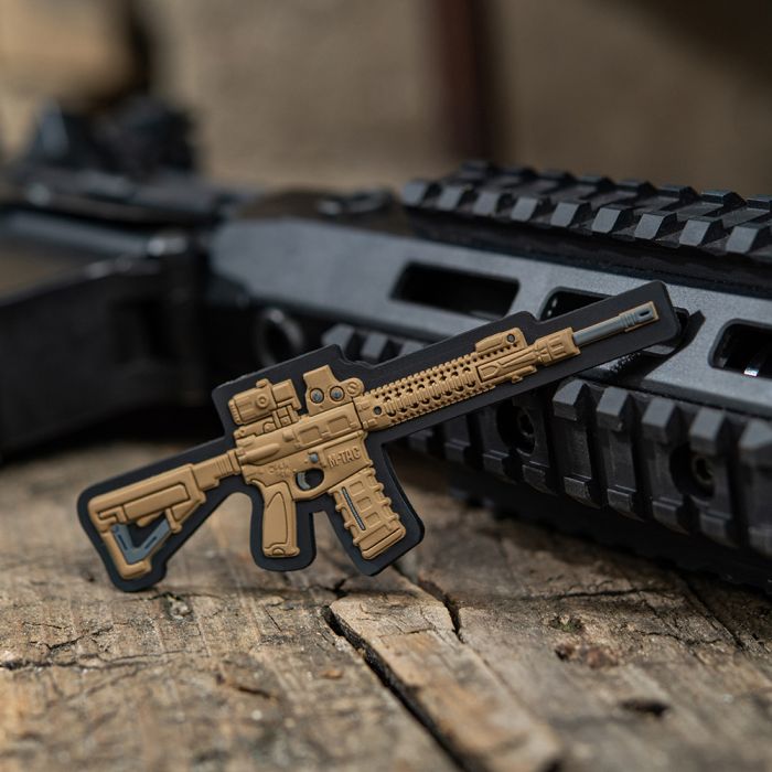 Нашивка M-Tac AR-15 3D PVC Coyote