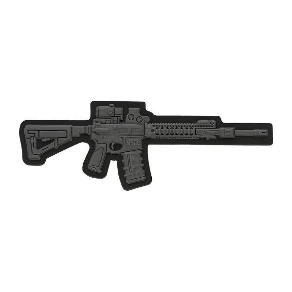 Нашивка M-Tac AR-15 3D PVC Dark Grey
