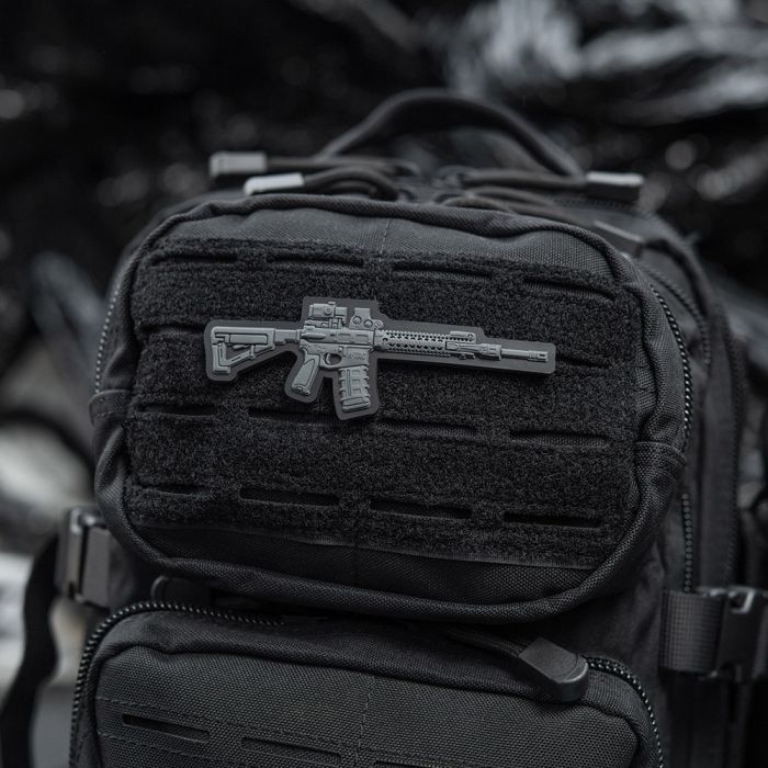 Нашивка M-Tac AR-15 3D PVC Dark Grey