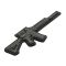Нашивка M-Tac AR-15 3D PVC Dark Grey