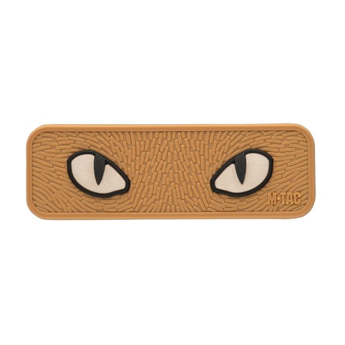 Нашивка M-Tac Cat Eyes 3D PVC Coyote