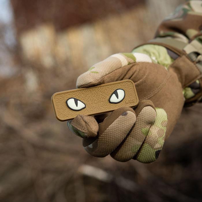 Нашивка M-Tac Cat Eyes 3D PVC Coyote