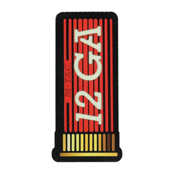 Нашивка M-Tac 12GA Ammo Black/GID