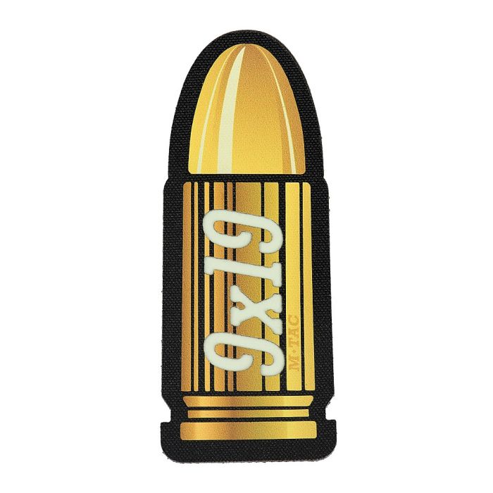 Нашивка M-Tac 9x19 Ammo Black/GID