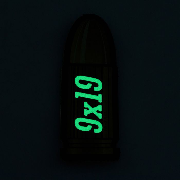 Нашивка M-Tac 9x19 Ammo Black/GID