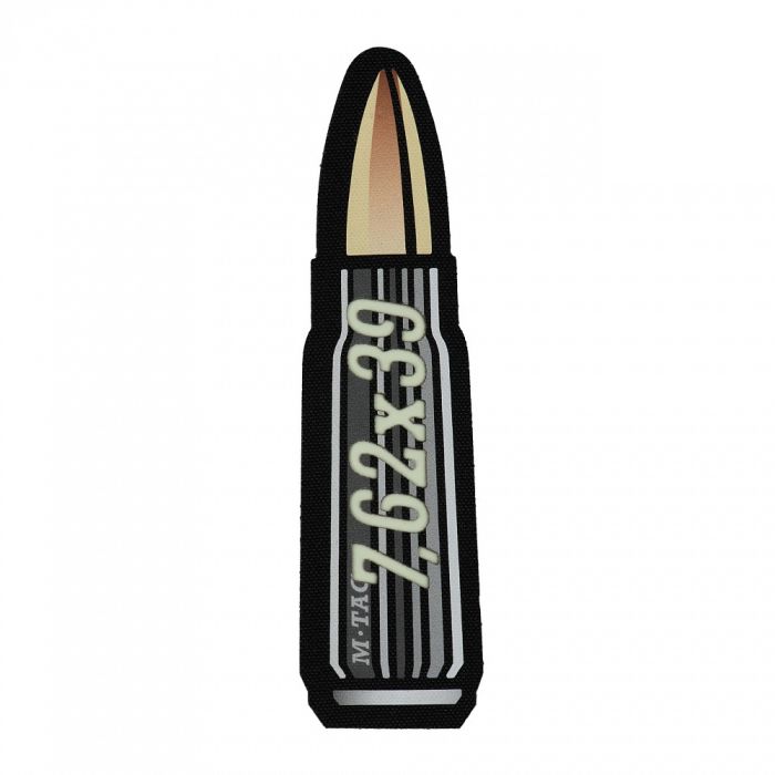 Нашивка M-Tac 7.62x39 Ammo Black/GID