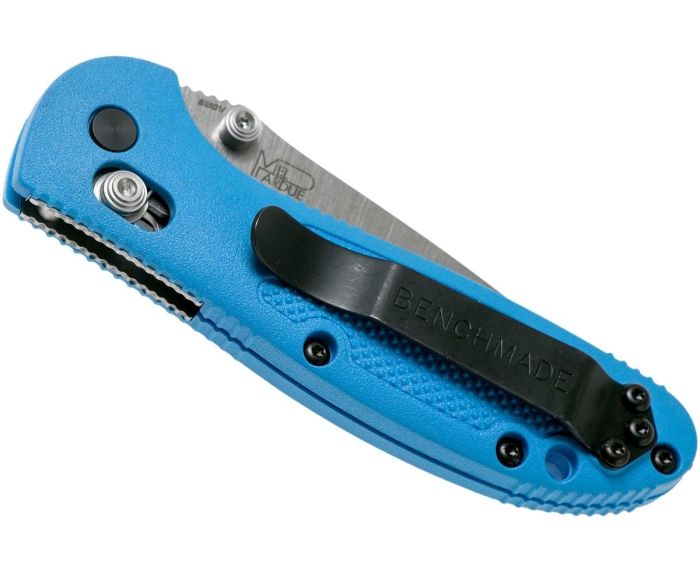 Ніж складаний Benchmade Mini Griptilian 556-BLU