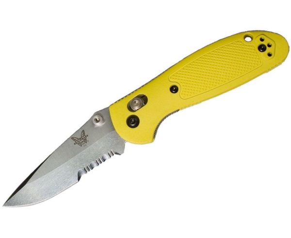 Ніж складаний Benchmade Mini Griptilian 556S-YEL