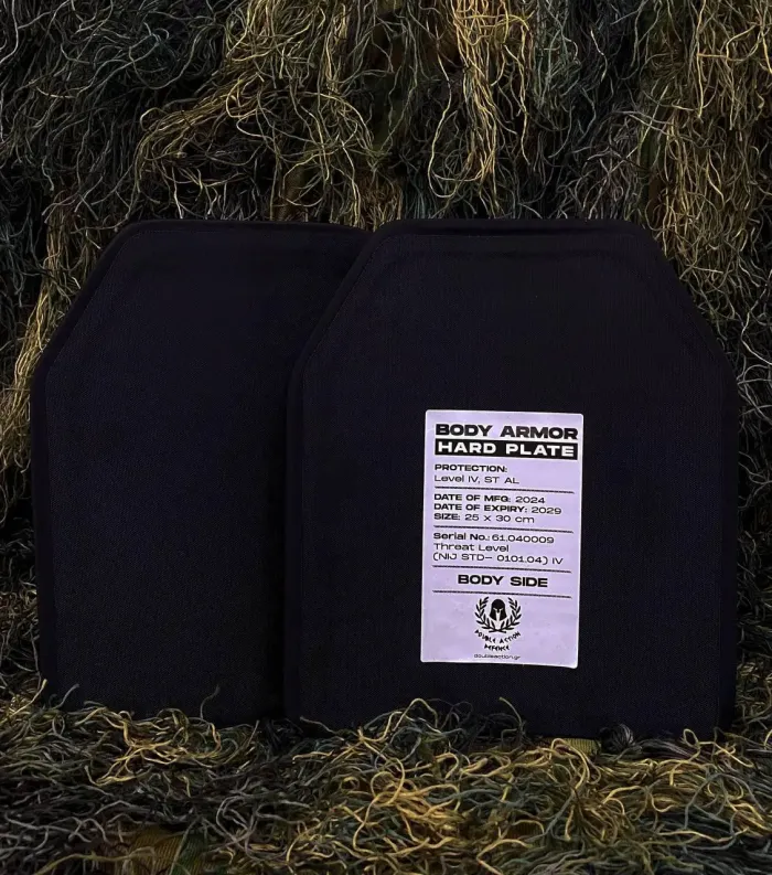Комплект Керамічних бронепластин Double Action Defence S.A Body Armor Hard Plate Single-Curved