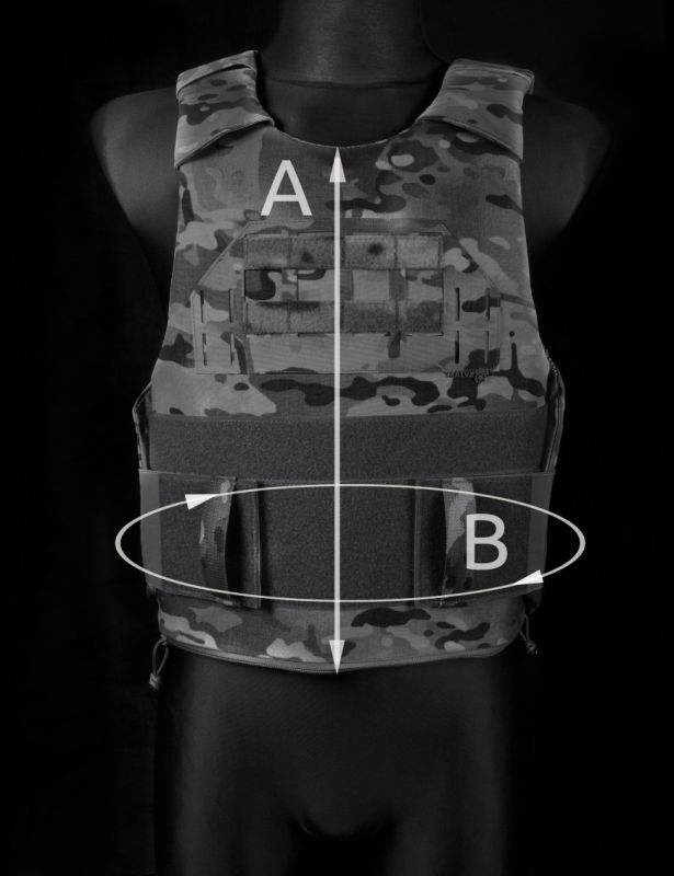 Модульний жилет під балістичний захист мультикам L/XL