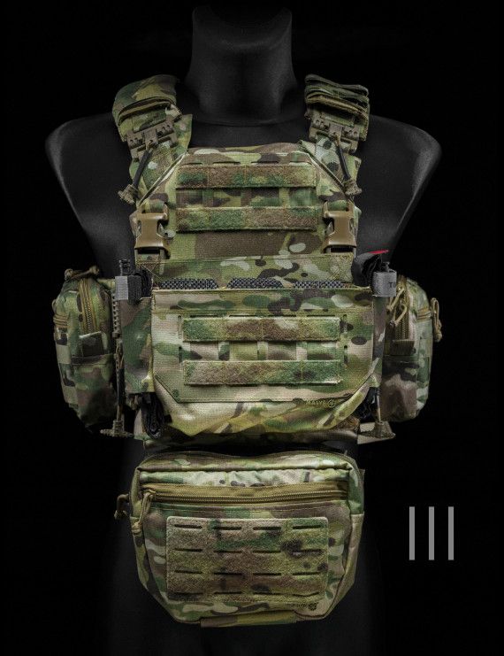 Комплект «Thorax set Multicam» з плакардом кенгу під 3 магазина