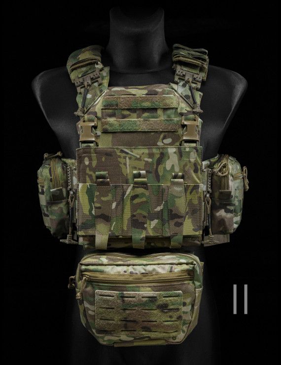 Комплект «Thorax set Multicam» з плакардом під 3 магазина