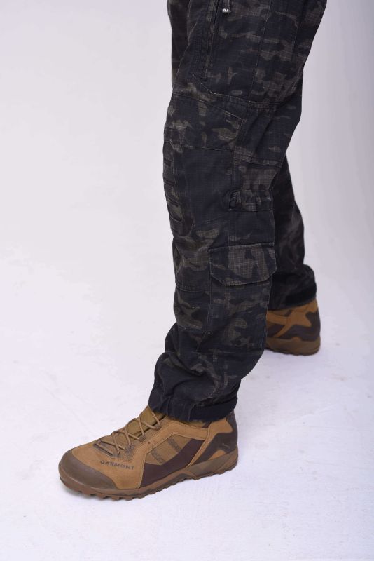 Штани тактичні 4к combat multicam/(чорний)