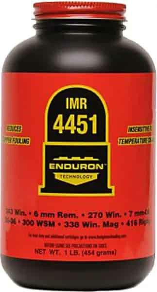 Порох IMR 4451. Вага - 0,454 кг