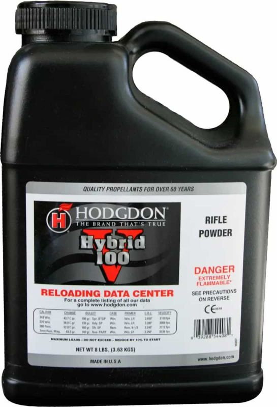 Порох Hodgdon Hybrid 100V. Вага - 3,63 кг