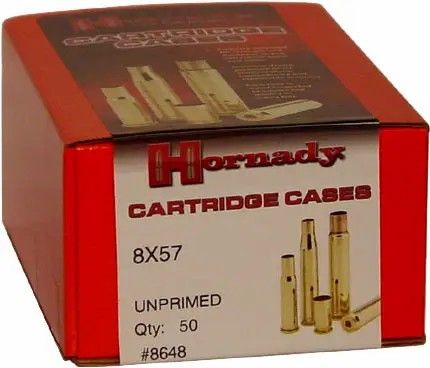 Гільза Hornady 8х57 JS латунна 50 шт.