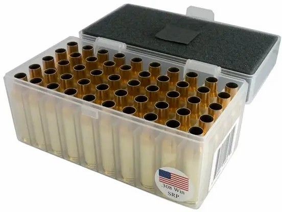 Гильза Peterson некапсулированная калибр  .308Win  Small Rifle Primer  50 шт/уп