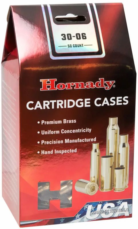 Гільза Hornady 30-06 латунна 50 шт.