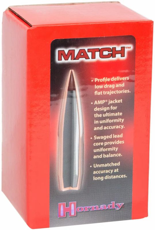 Куля Hornady BTHP кал .30 маса 168 гр (10.9 г) 100 шт