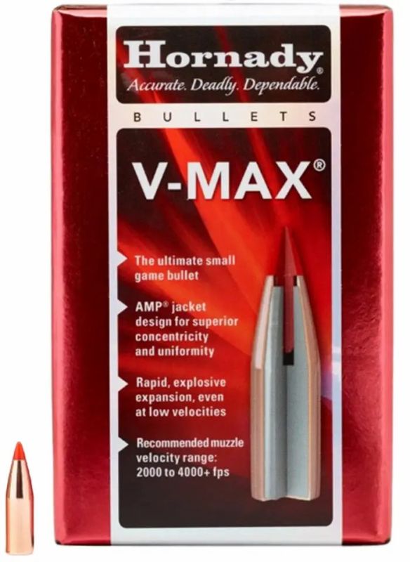 Куля Hornady V-Max кал .17 (.172) маса 25 гр (1.6 г)
