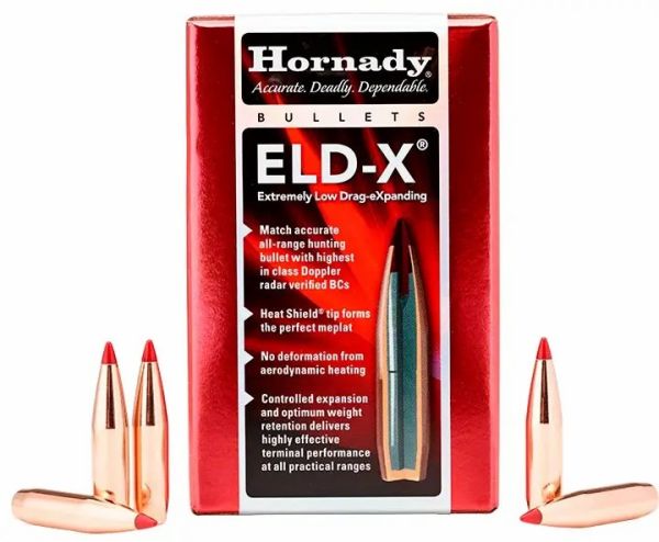Куля Hornady ELD-Х кал. 6 мм (.243) маса 90 гр (5.8 г) 100 шт