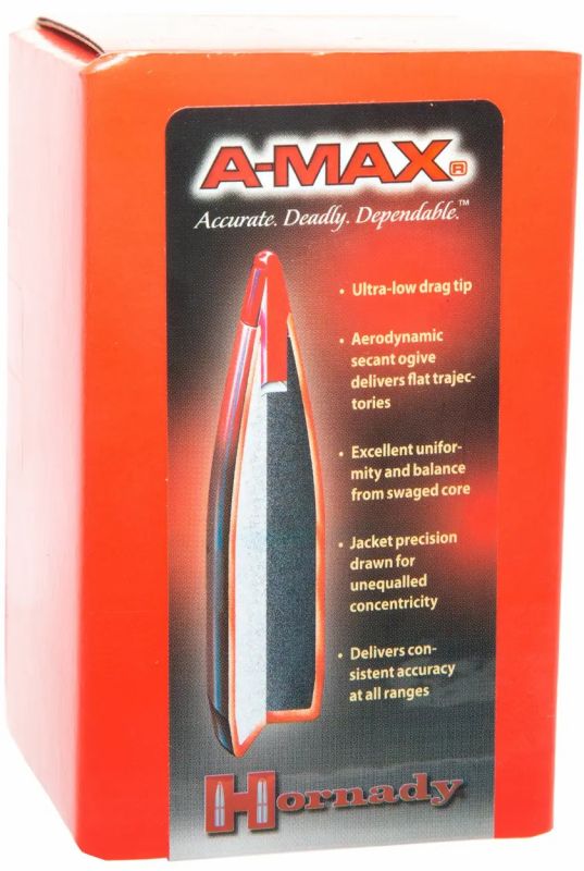 Куля Hornady A-Max кал. 7 мм (.284) маса 162 гр (10.5 г) 100 шт