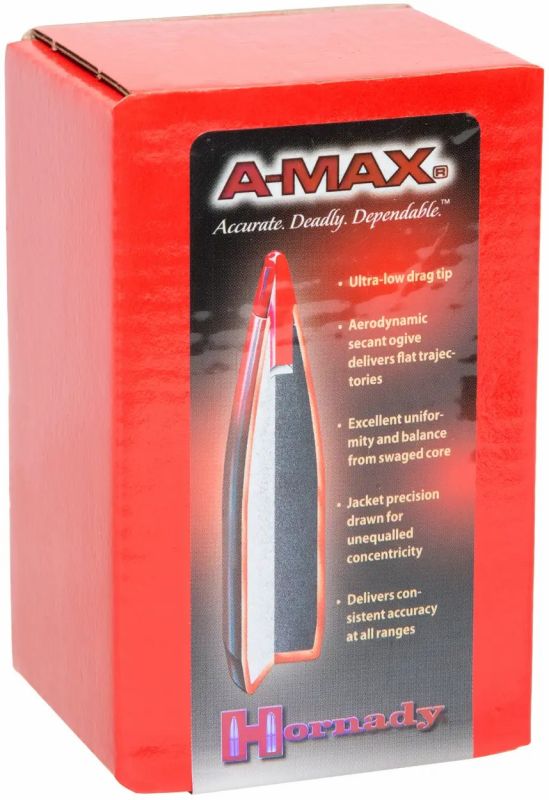 Куля Hornady A-Max кал .30 маса 155 гр (10 г) 100 шт