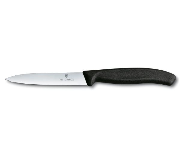 Ніж кухонний Victorinox Swiss Classic Paring 6.7703, лезо - 10 см, чорне руків'я