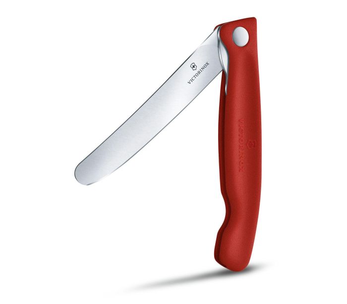 Ніж кухонний Victorinox Swiss Classic Foldable Paring 6.7801.FB, червоний