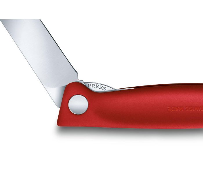 Ніж кухонний Victorinox Swiss Classic Foldable Paring 6.7801.FB, червоний