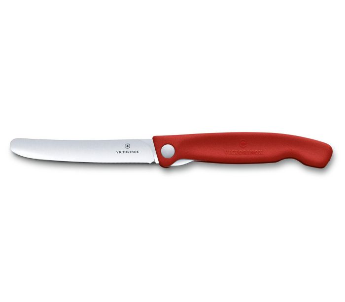 Ніж кухонний Victorinox Swiss Classic Foldable Paring 6.7801.FB, червоний
