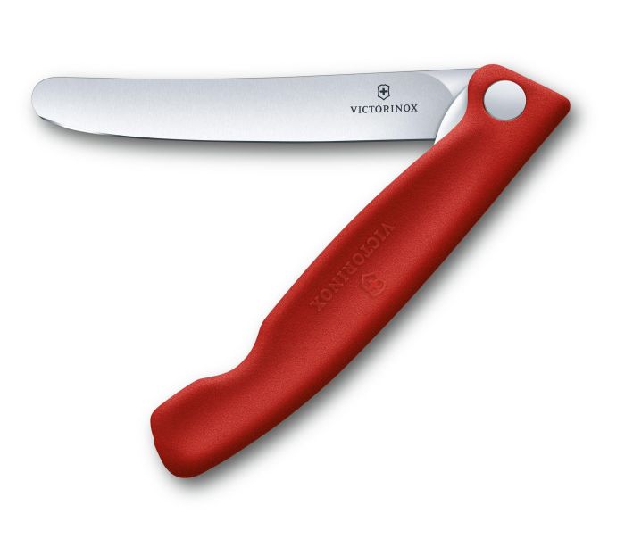 Ніж кухонний Victorinox Swiss Classic Foldable Paring 6.7801.FB, червоний