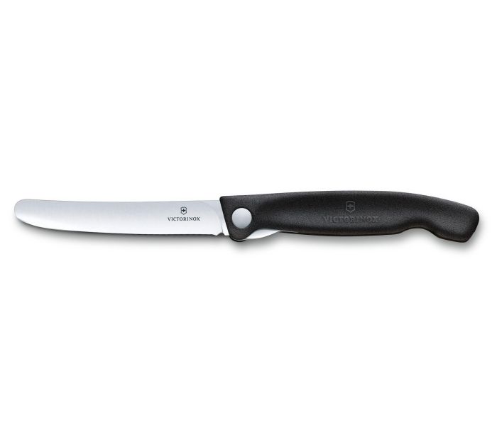 Ніж кухонний Victorinox Swiss Classic Foldable Paring 6.7803.FB, чорний