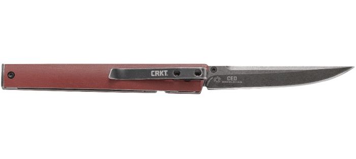 Ніж складаний CRKT CEO Burgundy 7096BKD2