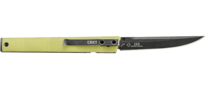 Ніж складаний CRKT CEO Liner Lock GRN 7096YGK Bamboo