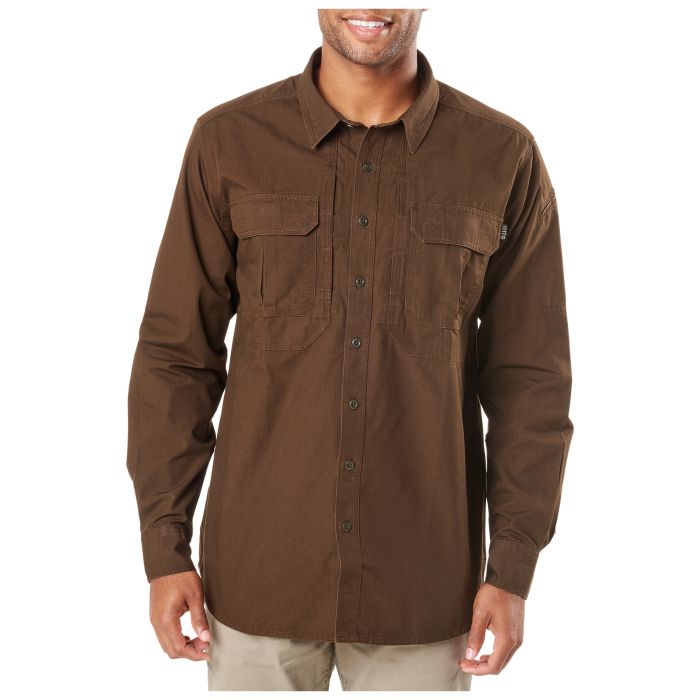 Сорочка 5.11 Tactical Expedition з довгим рукавом Stone Wash Burnt